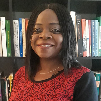 Portrait of Itohan Idumwonyi, Assistant Professor of Religious Studies