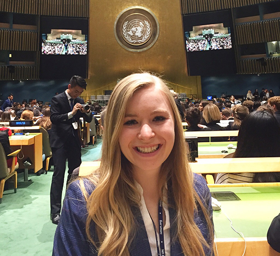 Portrait of Abby Sorlie International Relations Major