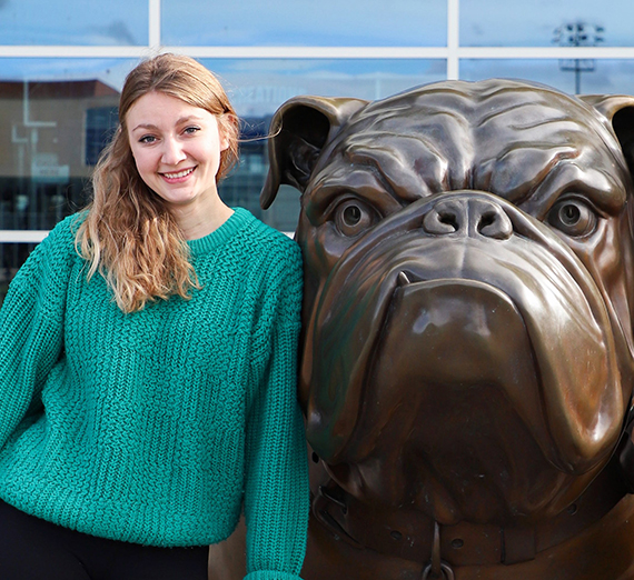 Portrait of Lauren Johnson, Political Science major