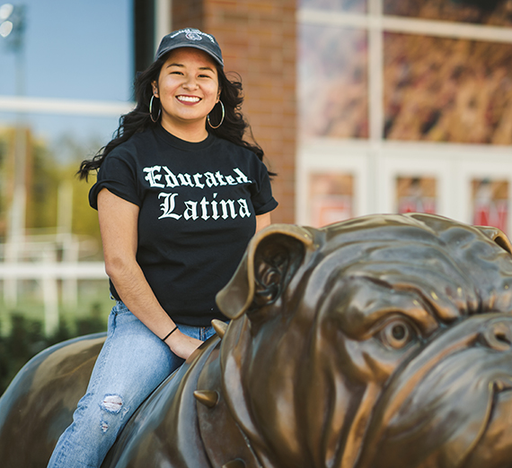 Portrait of Lydia Lopez, International Relations major