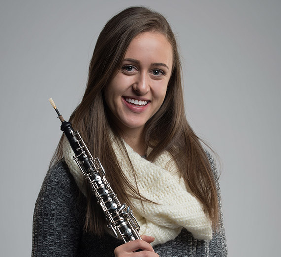 Portrait of Megan Shultz, Music Education Major