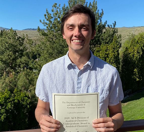 Tieryn Bills is Gonzaga University 2020 Award of the Sociology Award