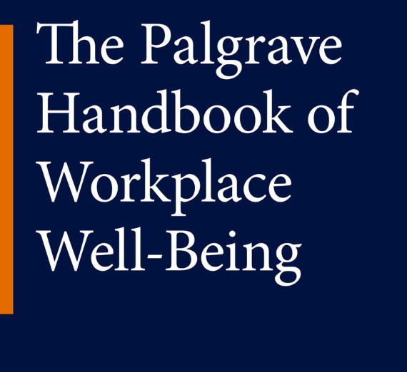 book cover that reads: Palgrave handbook of workplace well-being 