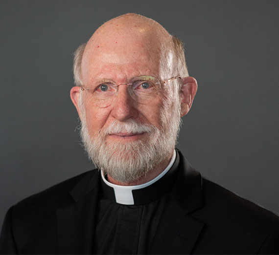 Father Stempsey is on the board of trustees for Gonzaga University. 