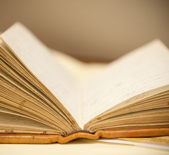 An open book 