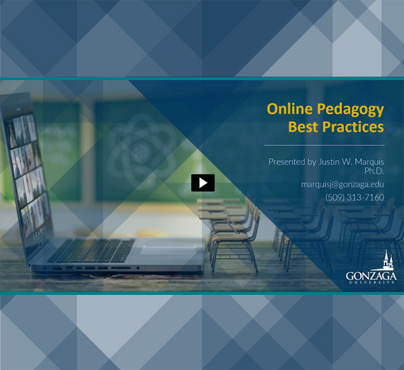 Online Pedagogy Best Practices Video Screenshot