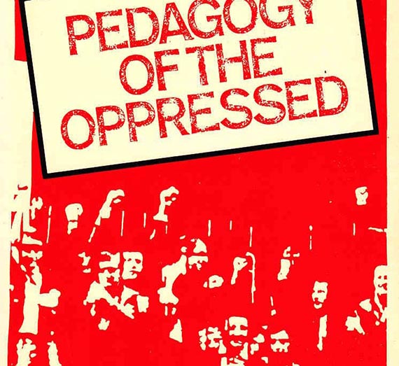 Pedagogy of the oppressed book cover from Penguin Books