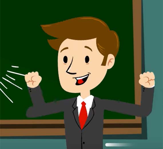 Animated image of Paulo Freire.