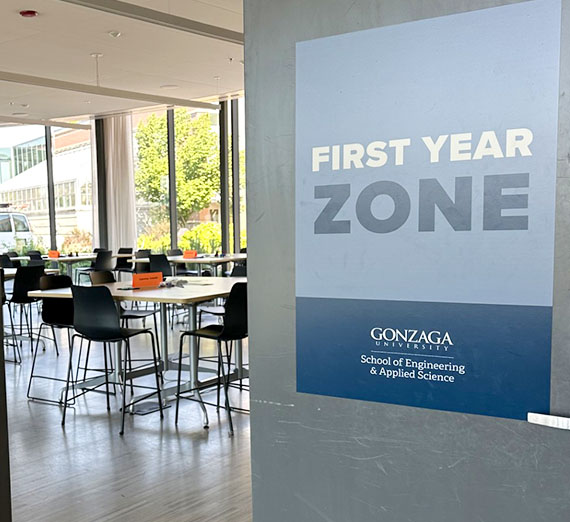 First Year Zone door