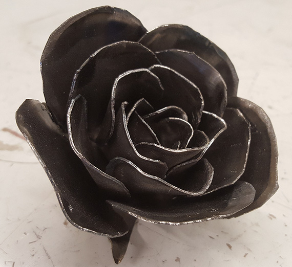 steel rose