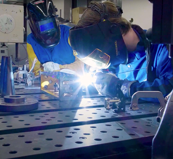 Student Welding