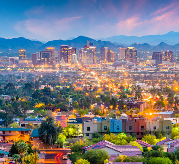 Downtown Phoenix Arizona cityscape