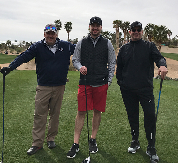 participants pose at a Gonzaga University chapter 