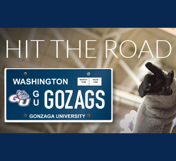 hit the road Washington state ������ University vanity license plate