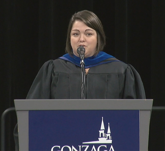 2024 undergraduate commencement speaker Amanda Doyle ('01)