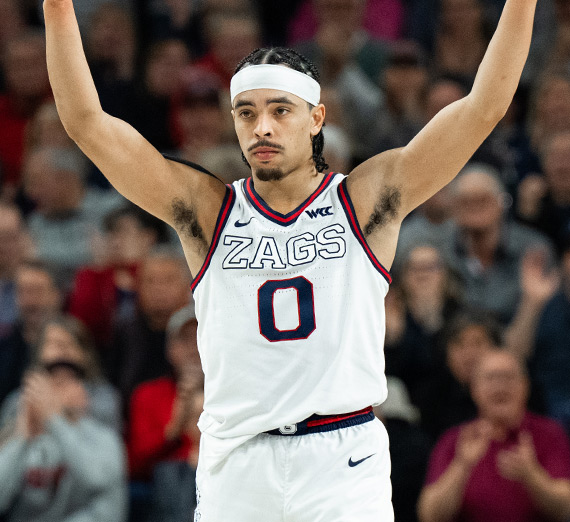 Gonzaga men's basketball player Andrew Nembhard