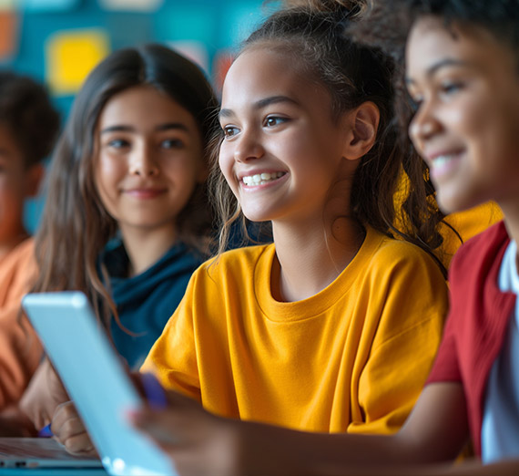 Students in a classroom