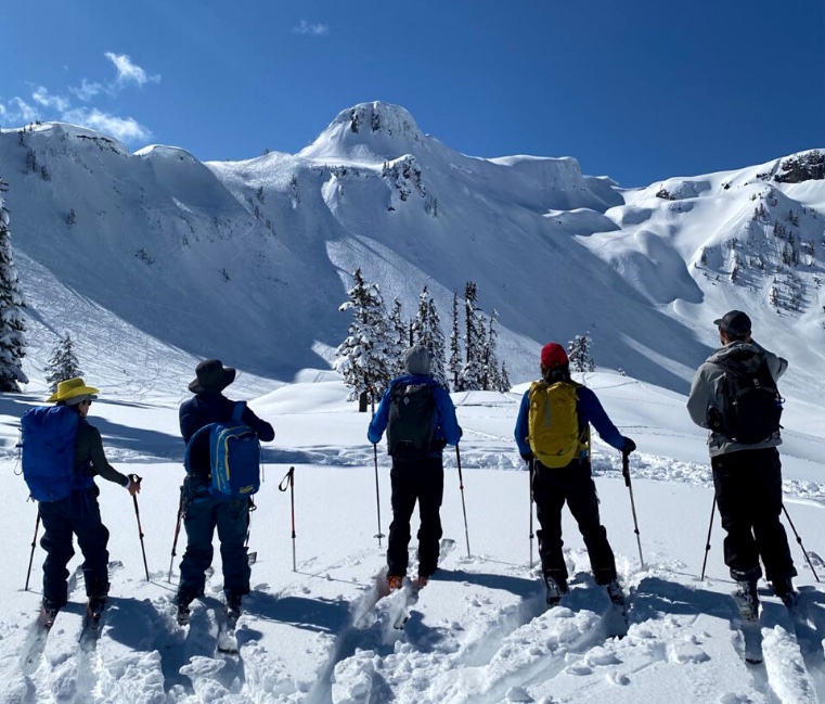 Backcountry Skiing at Mount Baker
