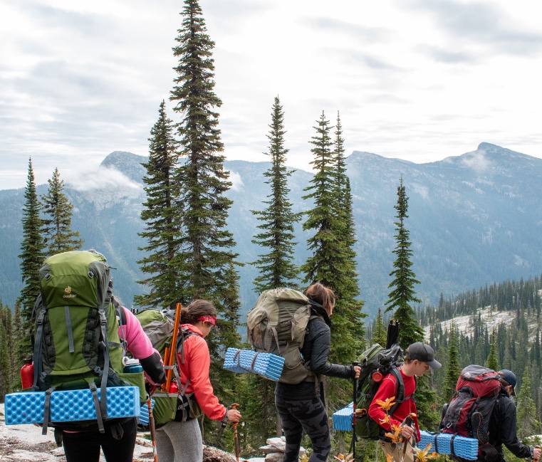 Backpacking at Beehive Lake