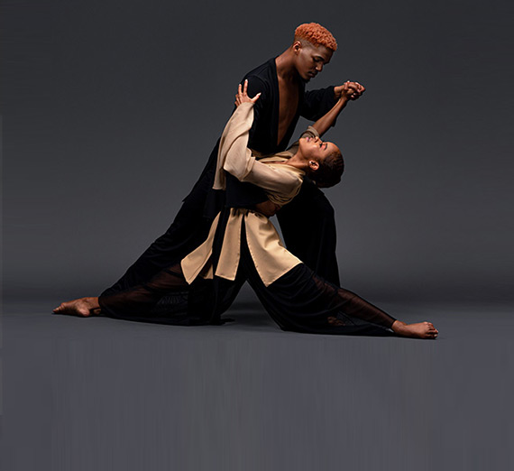 Members of the Cleo Parker Robinson Dance company perform.