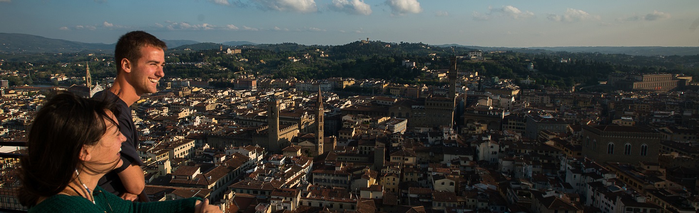 Students enjoy their last weeks in Florence, Italy at the end of the school year studying abroad. 