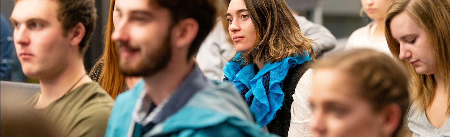 Decorative image of students