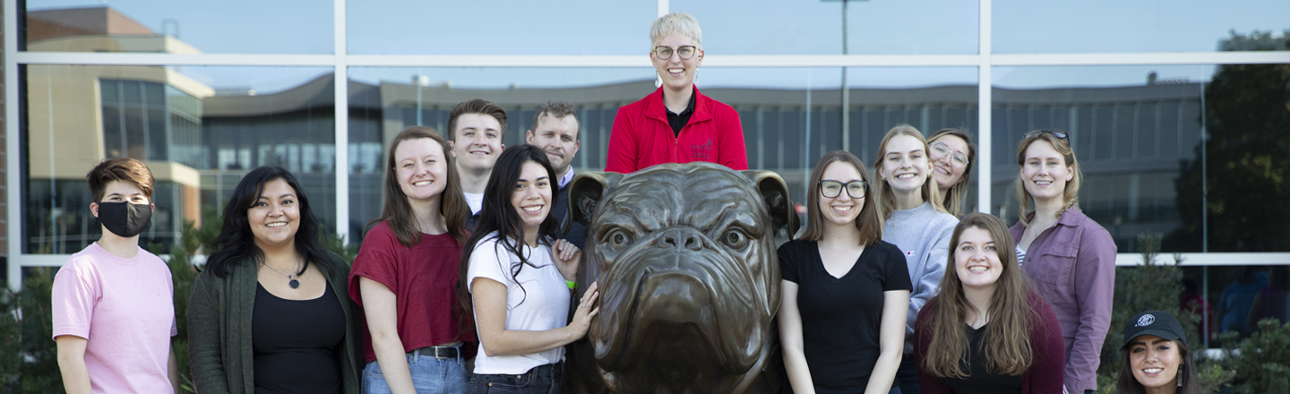 Clinical Mental Health Students pose for a photo