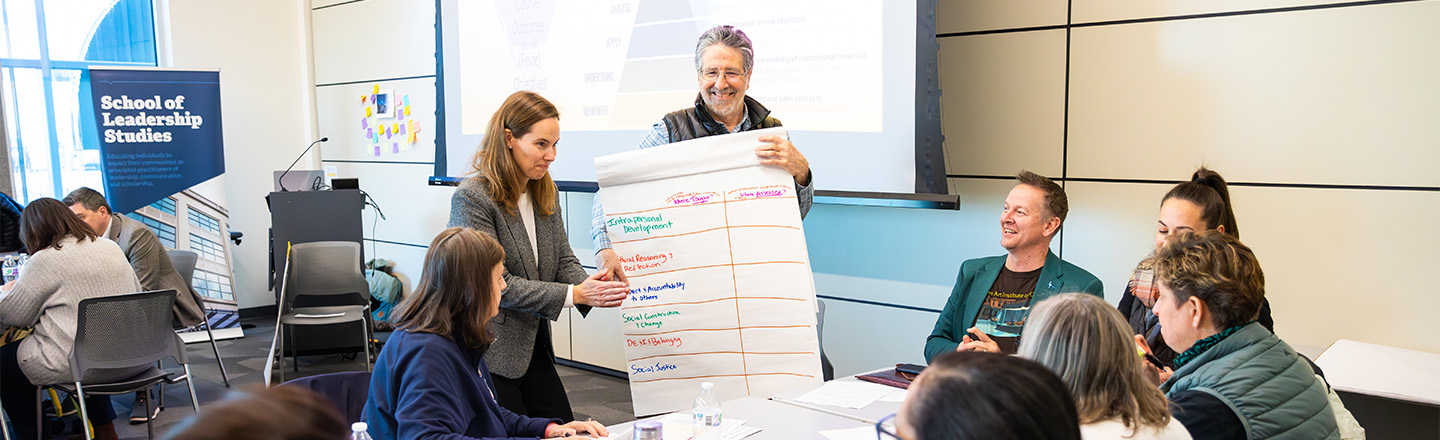 SLS faculty participating in writing activity