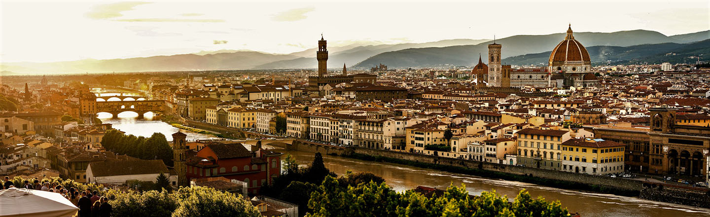 Sunset view from Piazzale Michelangelo.