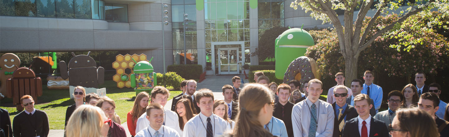 Students visit google headquarters