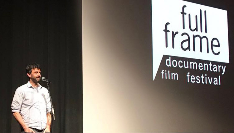 Matt McCormick presents at film festival