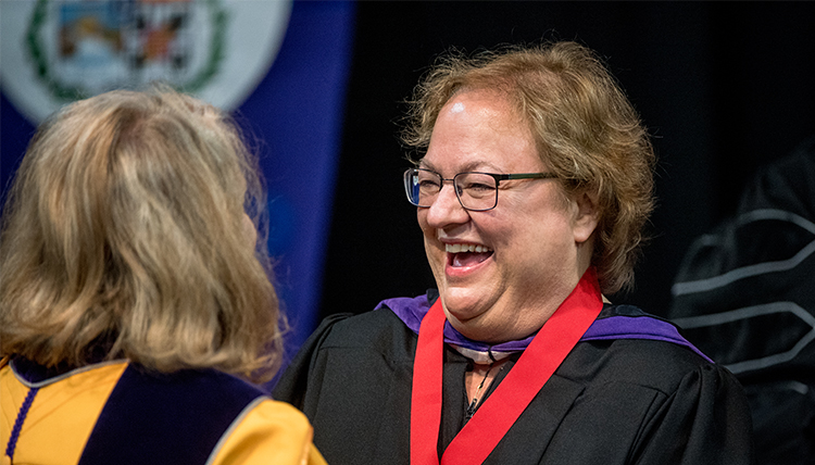 U.S. Federal District Court Judge Rosanna Malouf Peterson receives medal