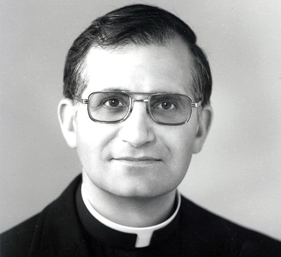 Black and white image of Fr. Tony Via. 