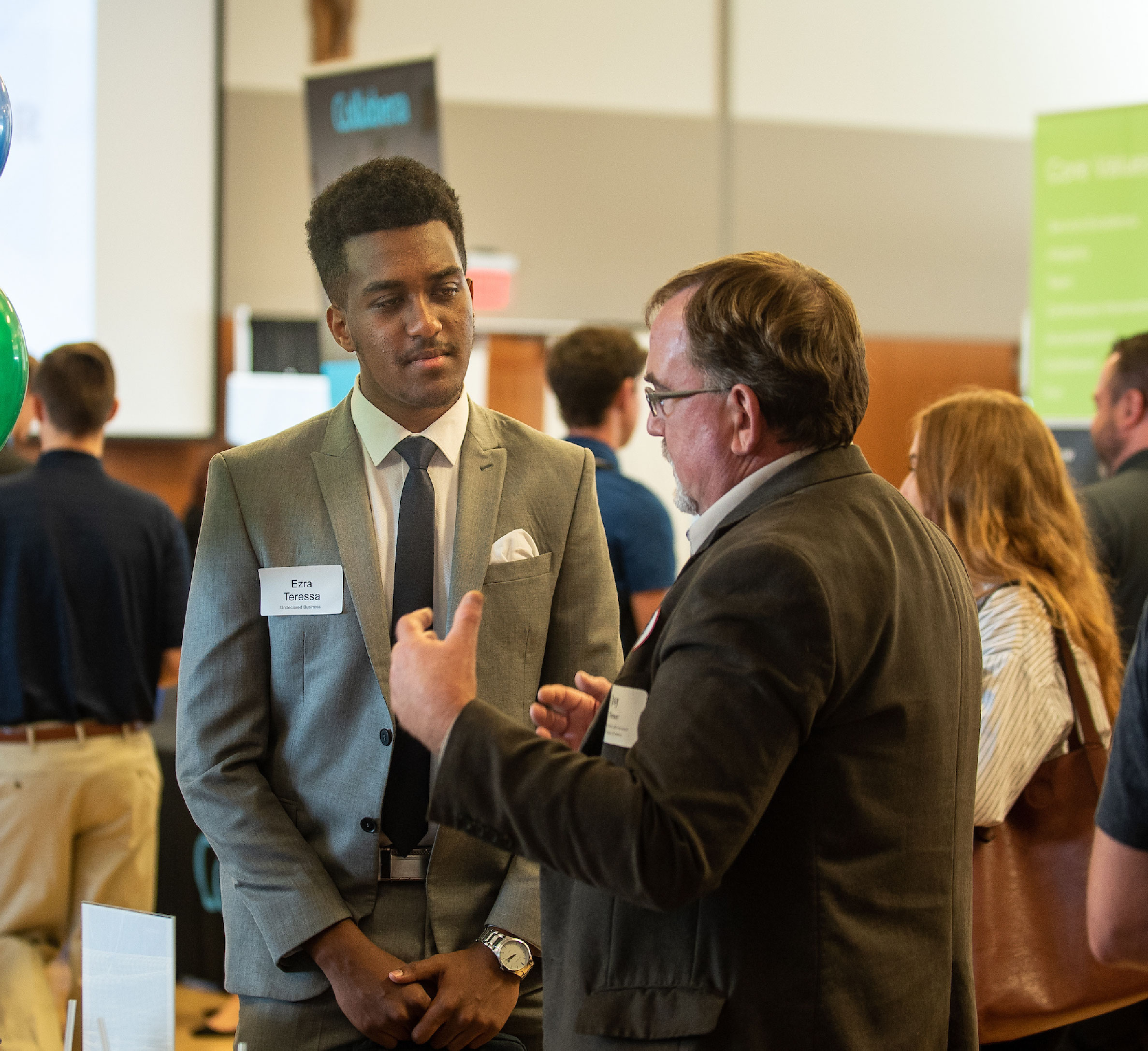 Student at Career & Internship Fair