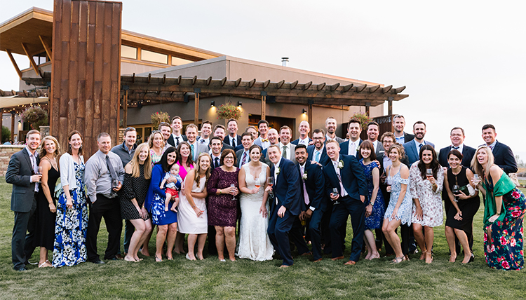 gonzaga grads surrounded by many Zags