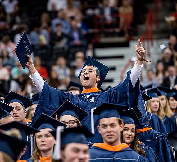 The 2018 undergraduate commencement. GU photo.