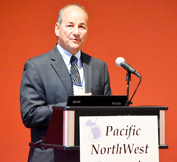 Darryl Potyk, M.D., UWSOM, at PNWER panel.