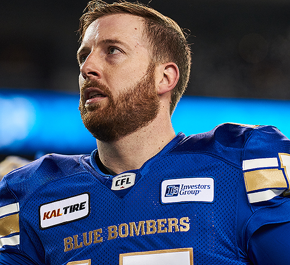 Matt Nichols. Photo courtesy Winnipeg Blue Bombers. 