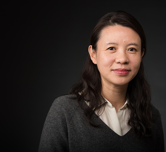 Professor Danielle Xu (GU photo by Rajah Bose)