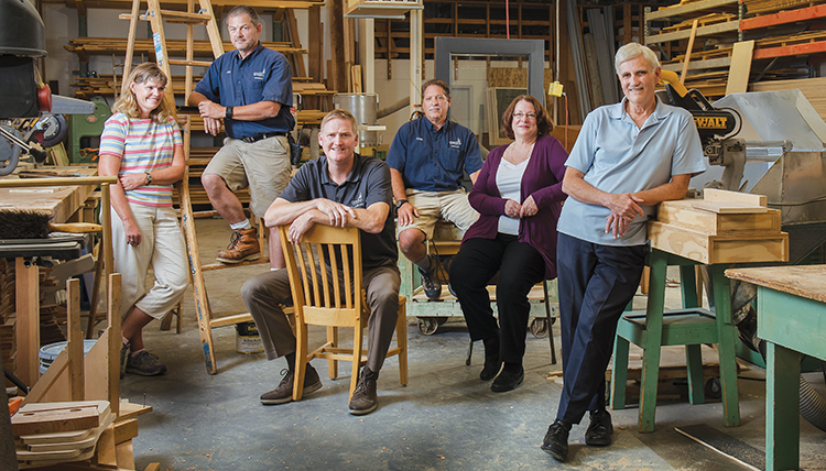 Members of the Gonzaga University Plant Services crew