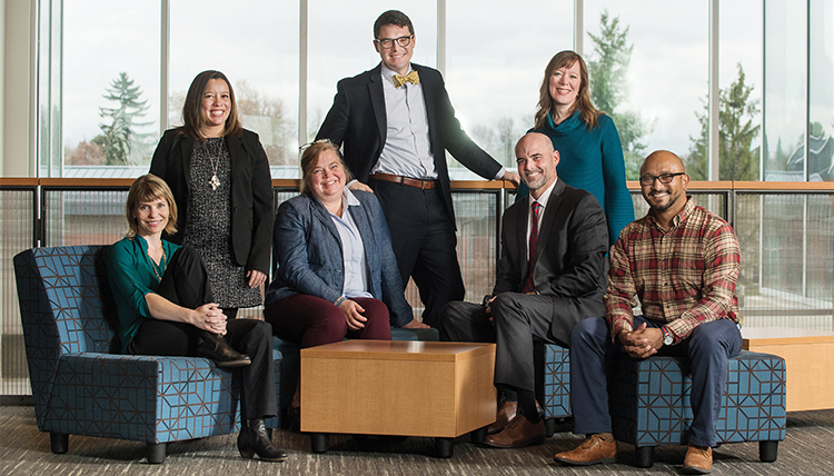 Faculty and staff members from Gonzaga University