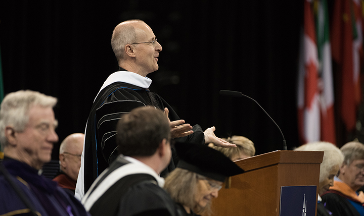 Father James Martin at commencement