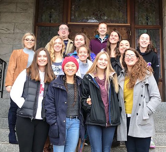 Gonzaga University Film Class Students group photo