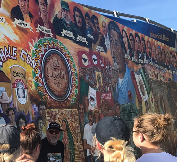 mural at San Diego's historic Chicano Park 