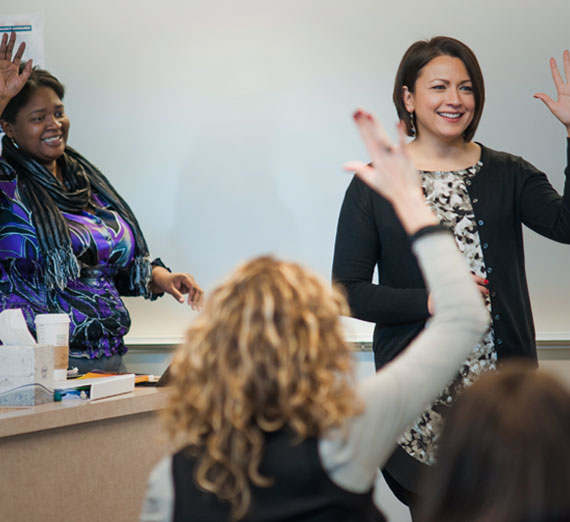 Class in the Rosauer Center for Education