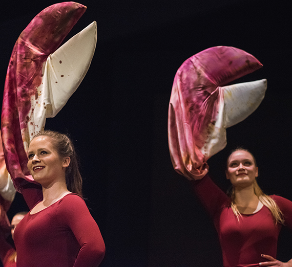 Gonzaga Repertory Dance Company leaps into interdisciplinary collaboration. (GU photo by Zack Berlat)