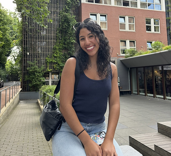 Tiffany Moussa poses for the camera