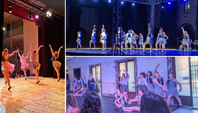 Gonzaga Dance Students perform Jazzin throughout Florence