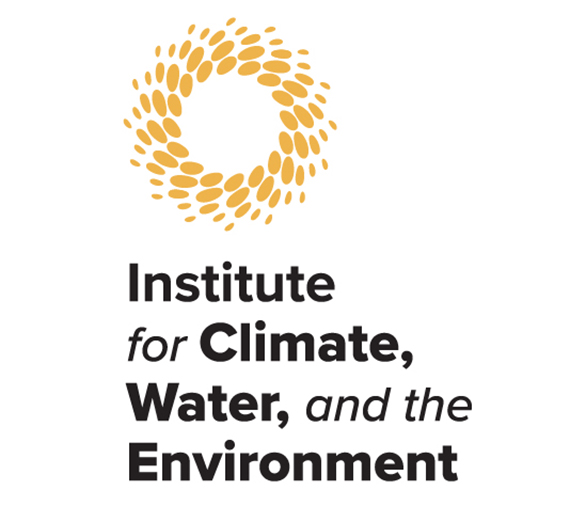 A sun image with Institute for Climate, Water and the Environment written underneath