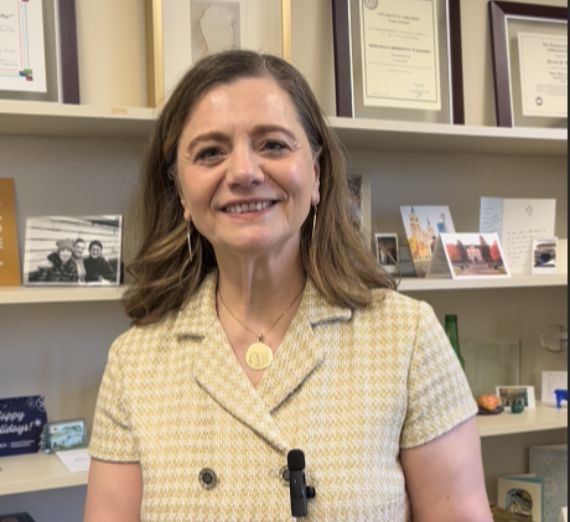International faculty, Mirjeta Beqiri.
